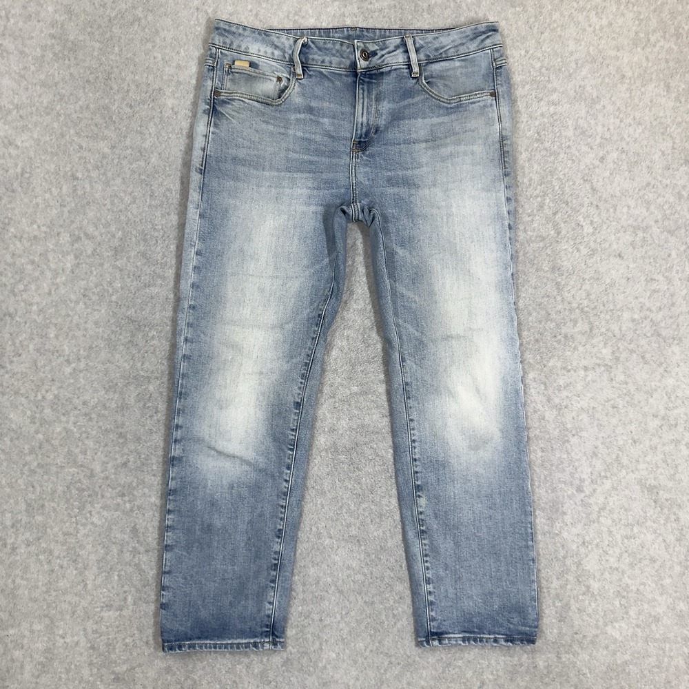G Star Raw‎ KATE BOYFRIEND Jeans Womens 32x26 Light Wash Stretch Faded